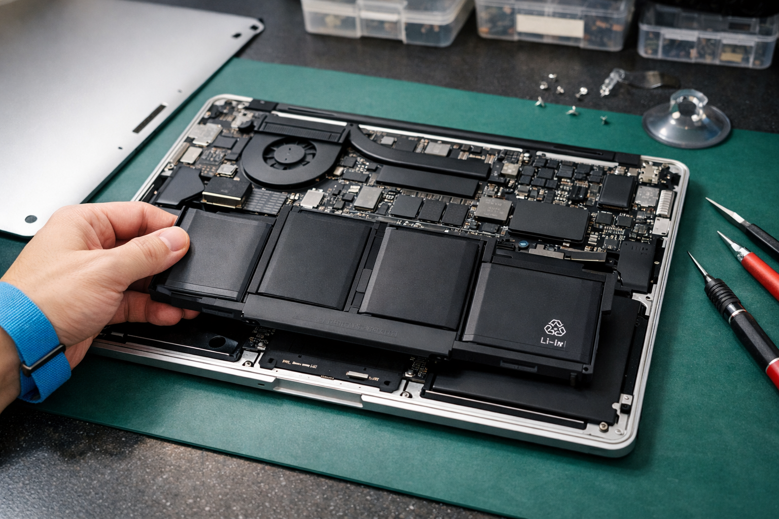 MacBookのバッテリーがすぐ減る・電源が落ちる症状は要注意｜スマートクールイオンモール北戸田店で交換対応