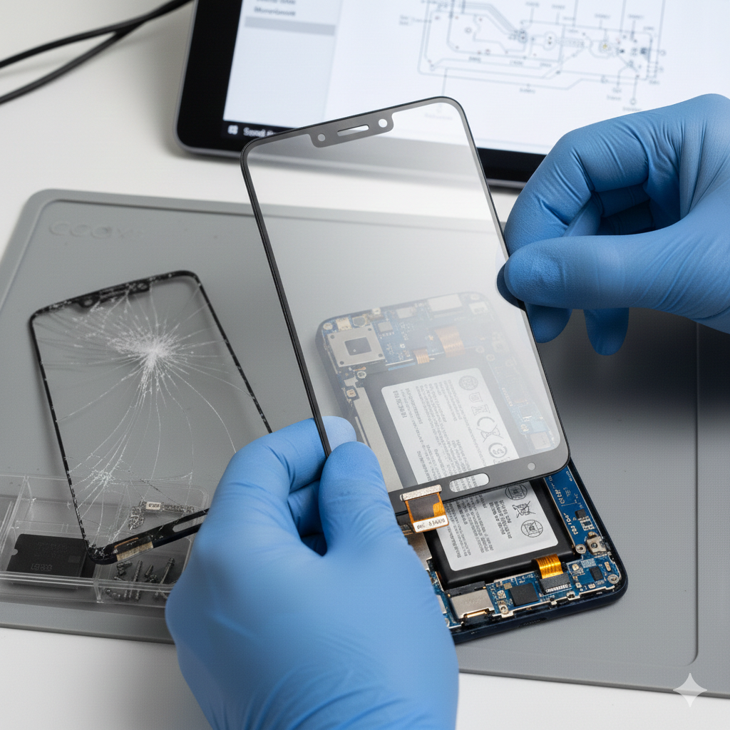 📺画面は割れてないのに表示がおかしい…？