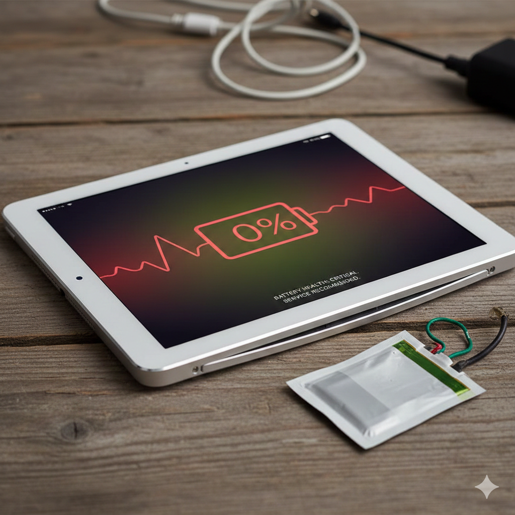 iPad Air 第4世代のバッテリーの減りが早い・電源が落ちる症状は要注意｜スマートクールイオンモール北戸田店で交換対応