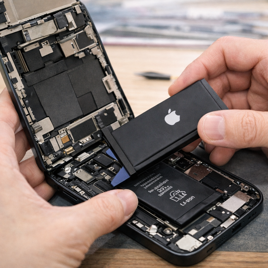 iPhone12のバッテリー交換修理｜電池の減りが早い・突然電源が落ちる症状は要注意